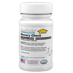 SenSafe® Mercury Check, bottle of 50 | 480048