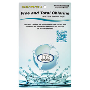 WaterWorks II Free Chlorine and Total Chlorine WW2 - 30 test strips | ITS-480655