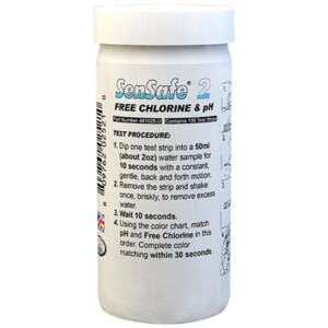 SenSafe® Free Chlorine 2 (EPA Free Chlorine/pH) - Bottle of 100 tests | ITS-481025